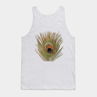 Gorgeous peacock feather with beautiful jewel tone colors Tank Top